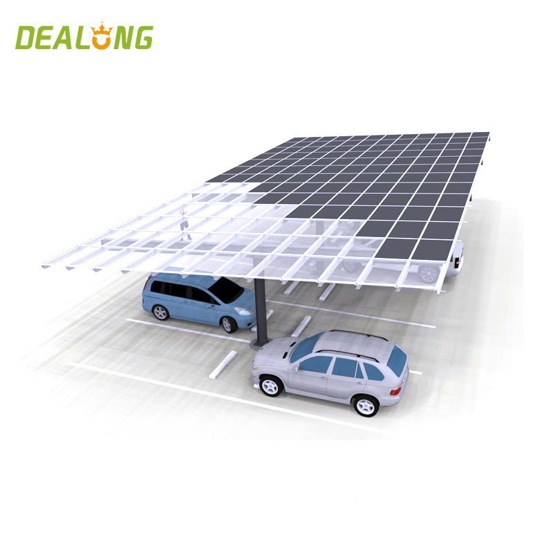 Pabrikan Aluminium Ground Solar Carport
