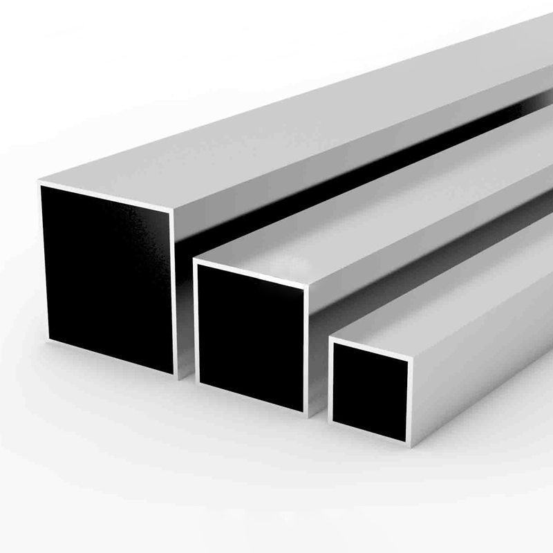 Pipa tabung persegi aluminium disesuaikan sesuai gambar dan sampel
