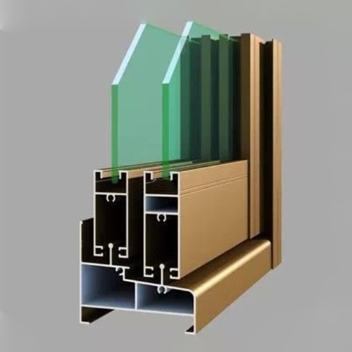 Profil Aluminium Anodized untuk Bingkai Jendela
