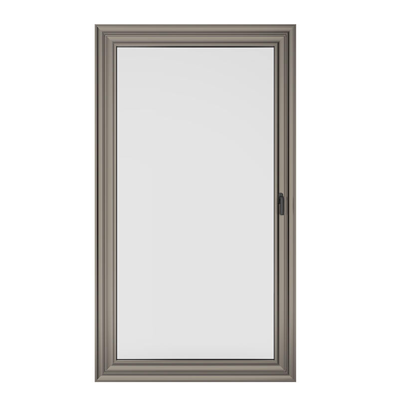 Elektroforesis Warna Sampanye Isolasi Aluminium Alloy Casement Door
