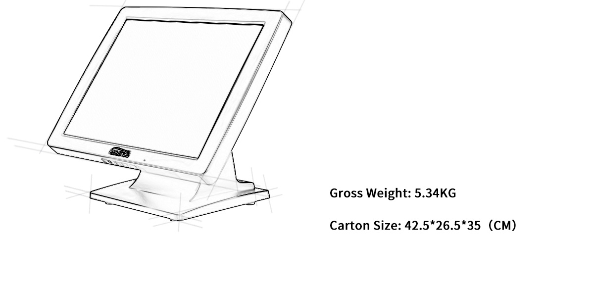 monitor layar sentuh pos