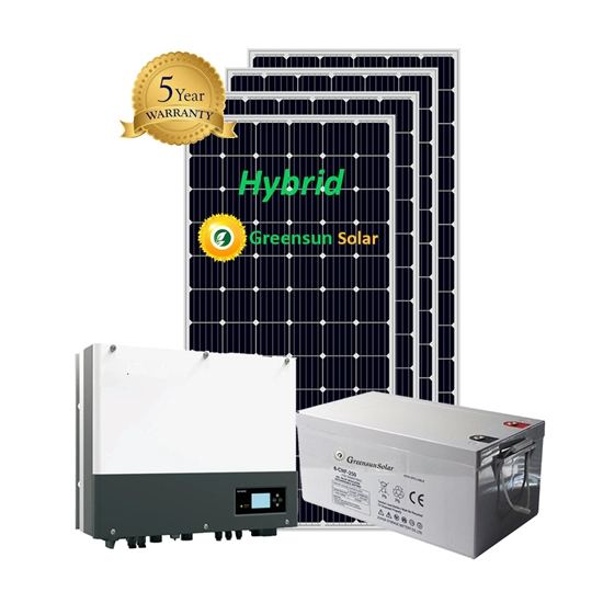 Sistem penyimpanan energi surya hibrida 3kw 4kw 5kw 6kw untuk sistem rumah surya

