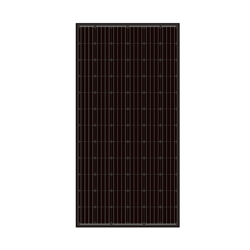 Full Black 72cells Mono 360w 380w 400w Panel Surya Besar 36V Modul PERC
