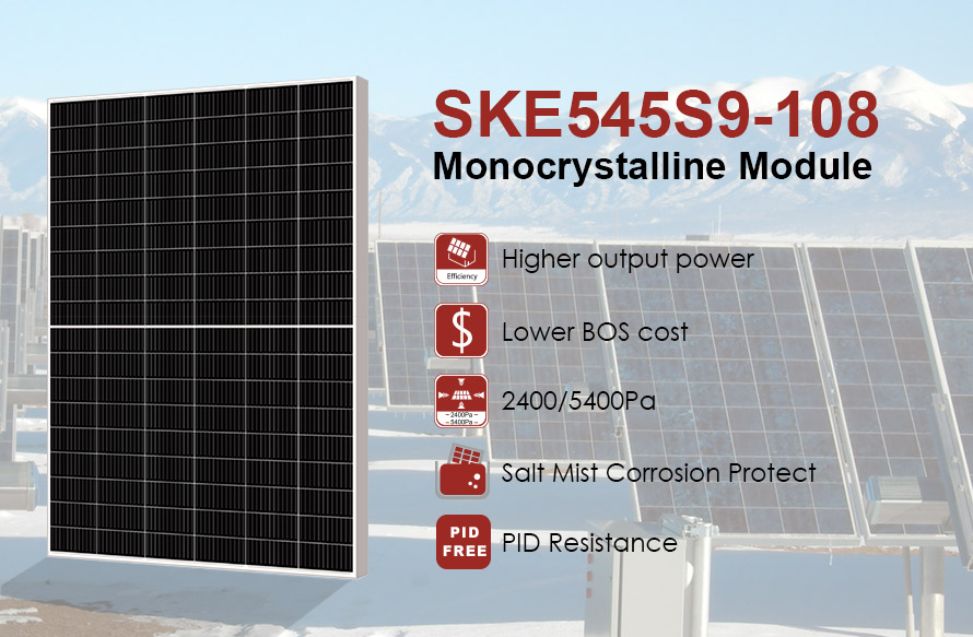 Modul mono PV Seri 210 545W