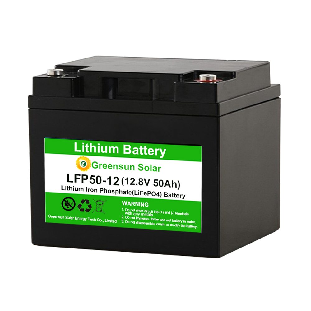 Paket Baterai Litium besi Fosfat 12v 50ah
