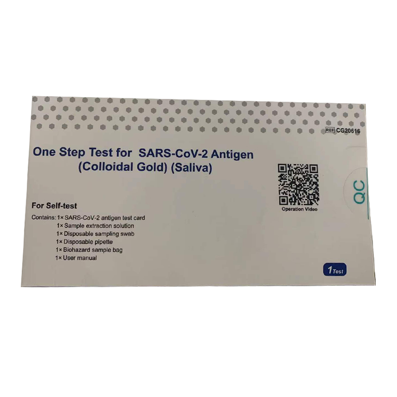 Tes Satu Langkah untuk Antigen SARS-CoV-2 (Saliva)
