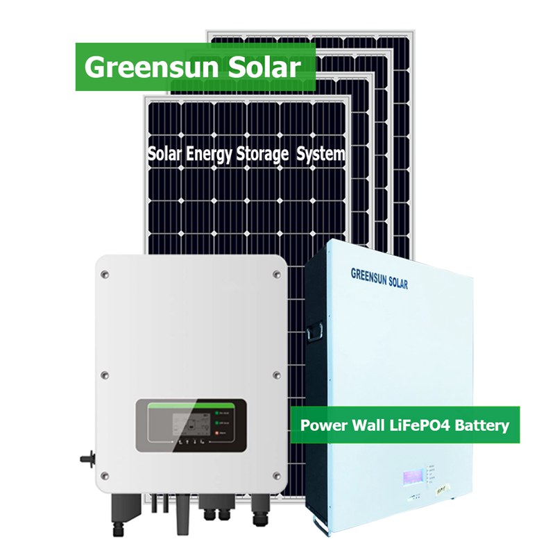 Powerwall Home Solar System 5KW 8KW 10KW 20KW Pada Sistem Energi Surya Hibrid dengan Baterai Powerwall

