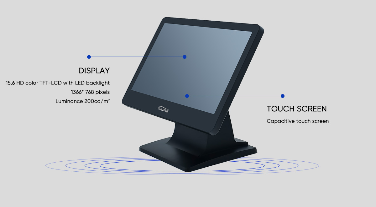 monitor layar sentuh untuk ritel