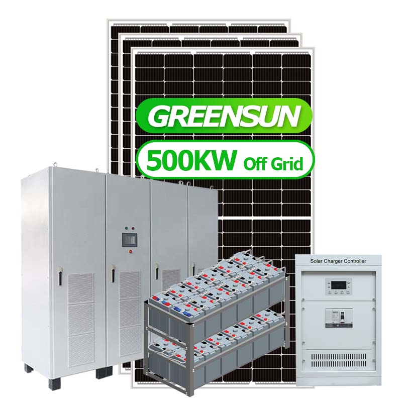 Sistem Tenaga Surya Off Grid 500 KW Solar Project 200KW 300KW 500KW Tata Surya Komersial
