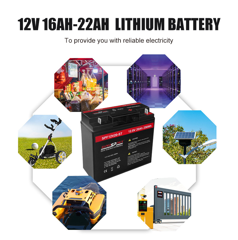 Superpack 12v-22Ah baterai lithium