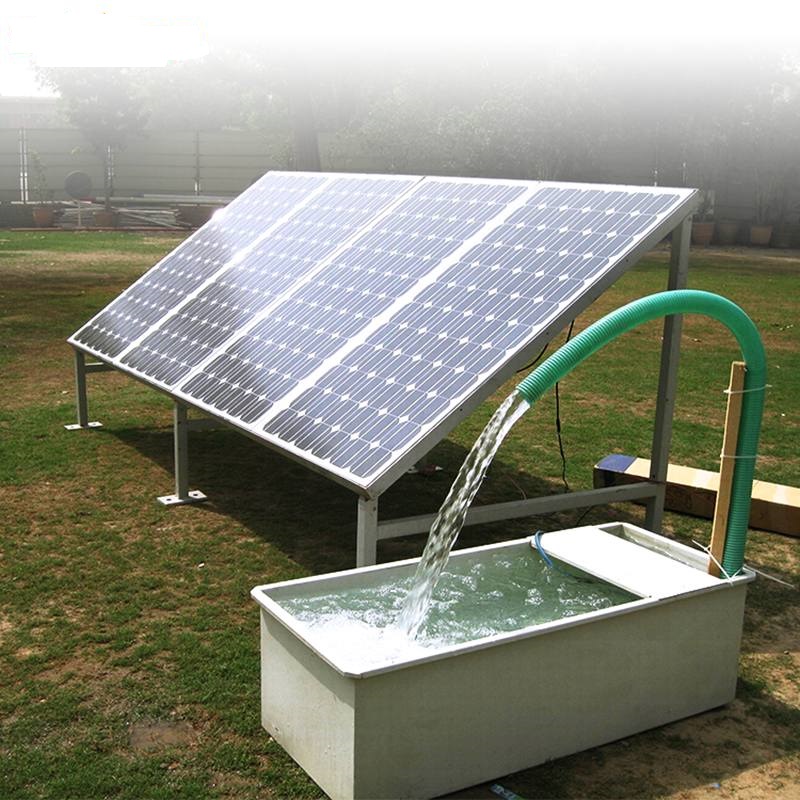 Pompa air tenaga surya submersible sumur dalam untuk rumah
