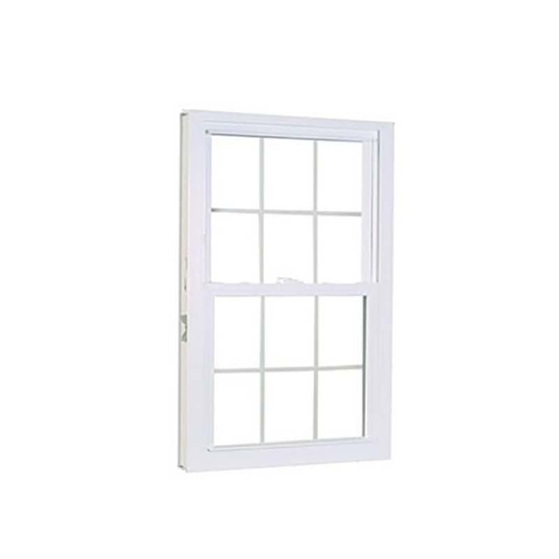 White Double Hang And Tilt Aluminium Windows with Grill

