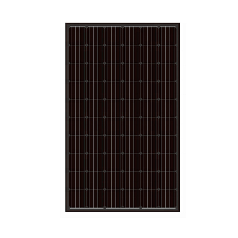 60 sel panel pv surya bingkai hitam 300 watt 300wp untuk pembangkit tenaga surya
