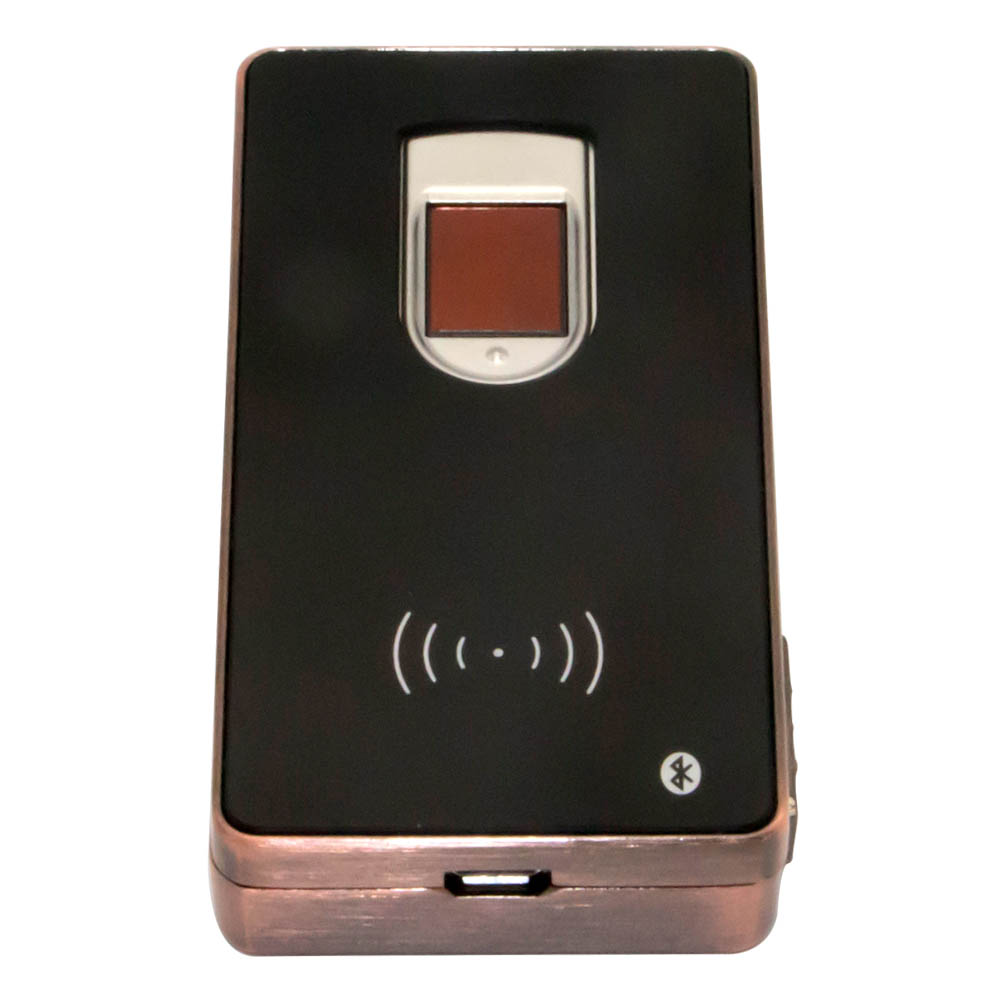 Pembaca RFID Otentikasi Sidik Jari Biometrik Nirkabel Bluetooth Genggam Portabel
