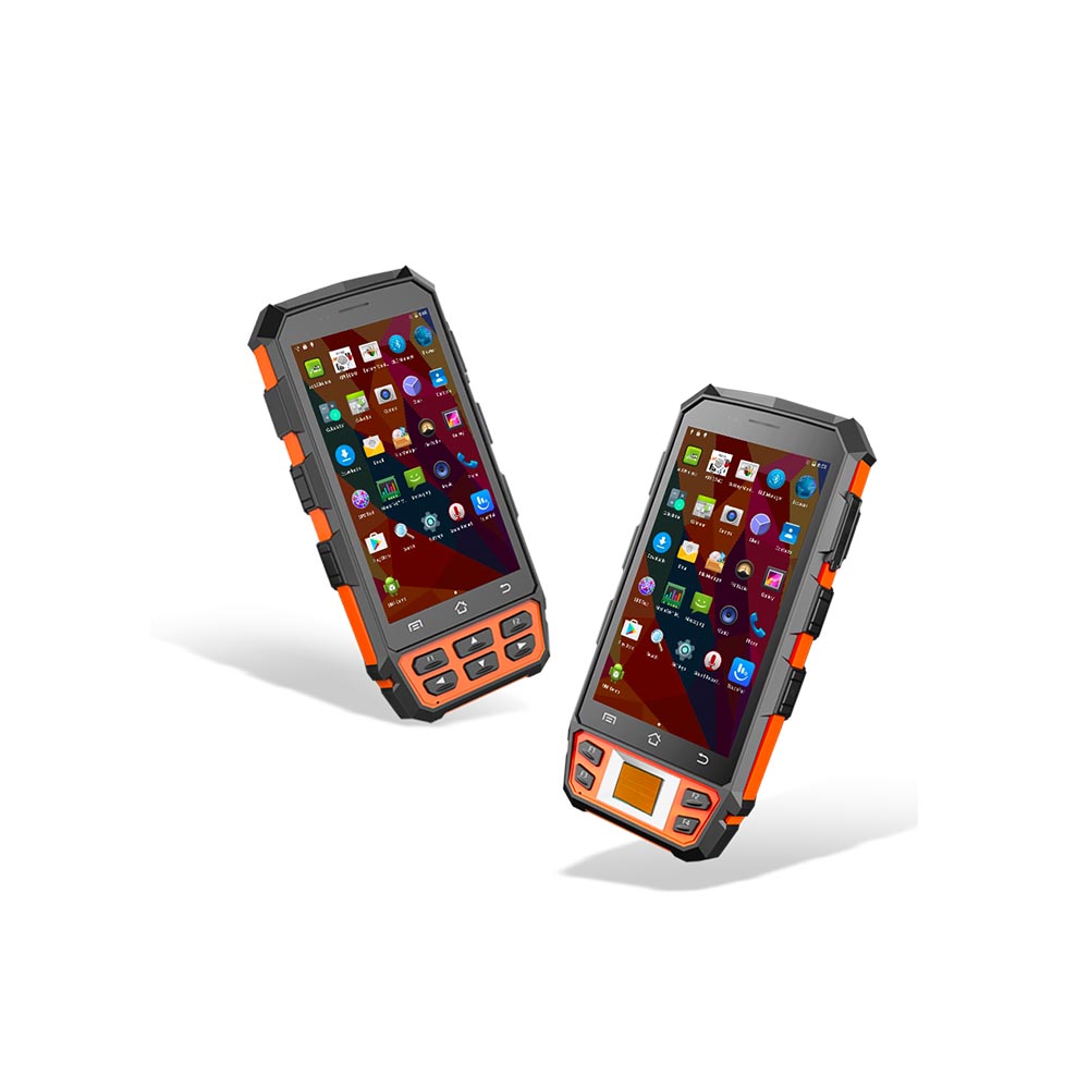 Ponsel PDA Pintar Sidik Jari Biometrik Android UHF Kasar untuk Bank
