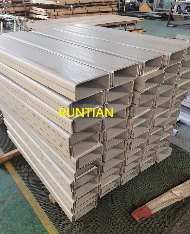 Trim saluran u stainless steel untuk dekorasi