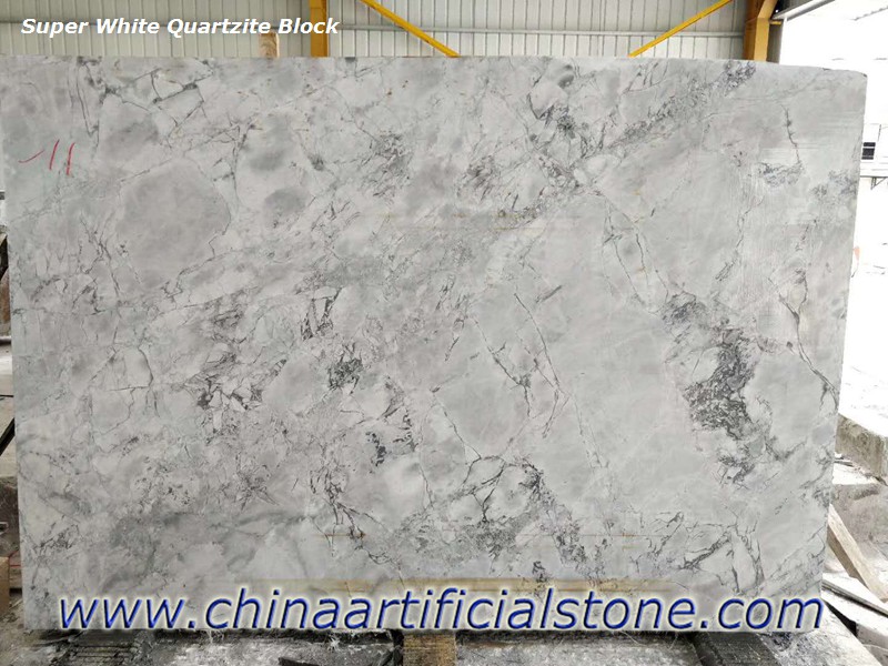 Blok Domonit Marmer Granit Kuarsit Super Putih