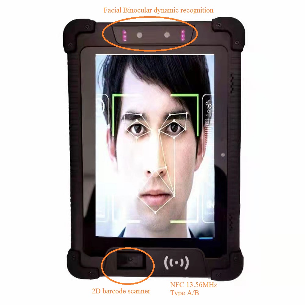 Tablet dengan pengenalan wajah