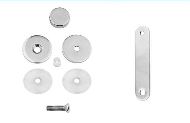 304 316 Kelengkapan Pegangan Kaca-Clamp