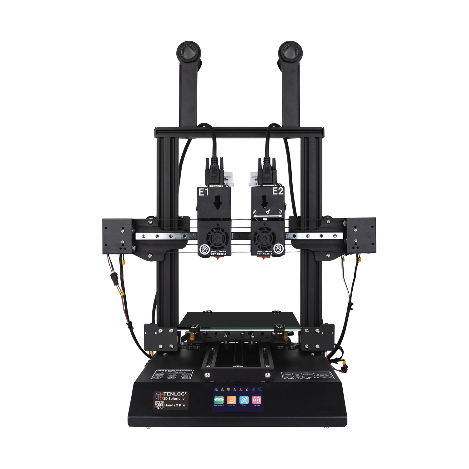 Tenlog Hands 2 Pro IDEX 3D Printer dengan Volume Bangunan Dual X Carriage 235mm * 235mm * 250mm
