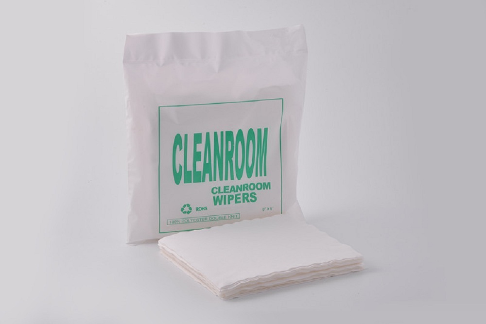 Polyester Cleanroom Wiper 9 * 9 Untuk Penggunaan Printer