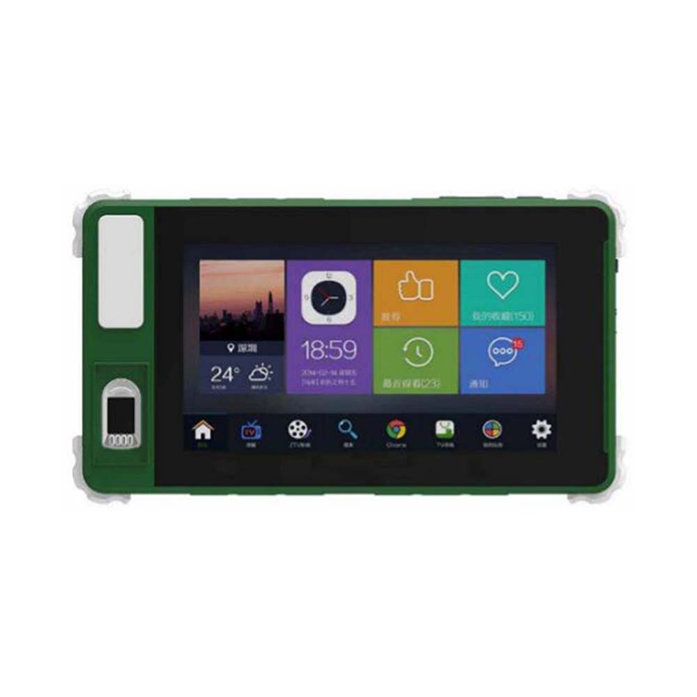 Tablet PC Sidik Jari Biometrik NFC Portabel 7 Inci
