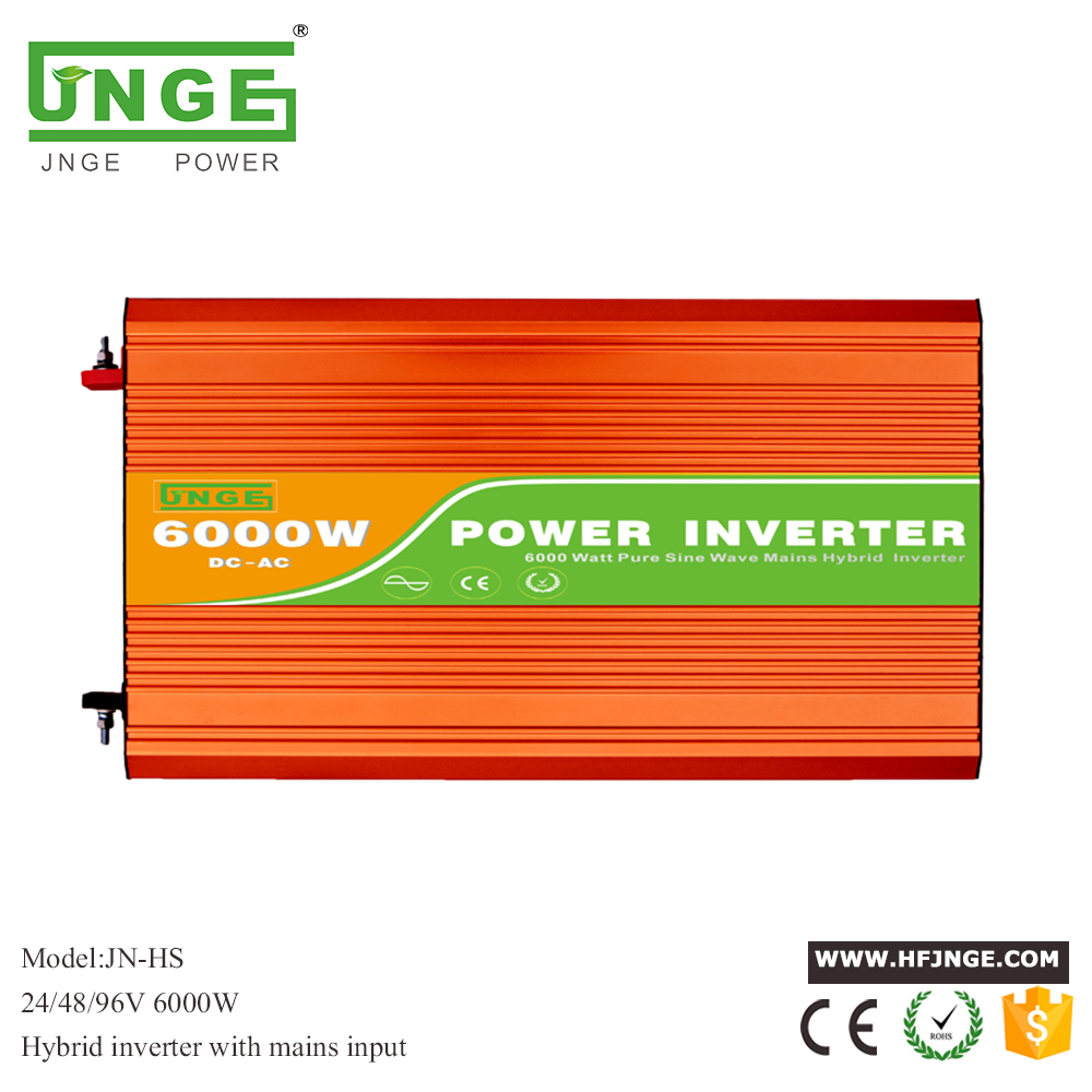 JN-HS 6000W hybrid inverter dengan fungsi listrik
