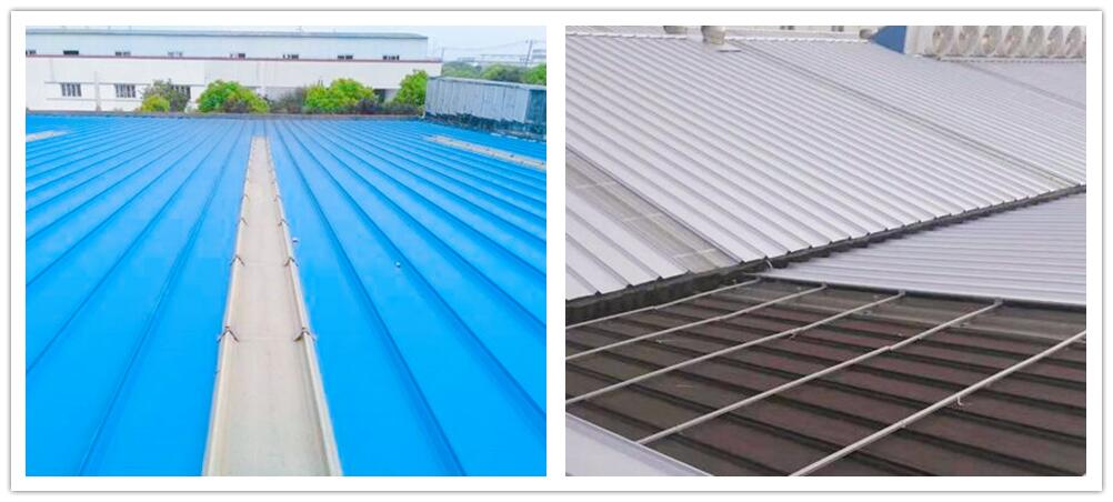 Lembaran atap yang digunakan pada bangunan struktur baja bentang panjang