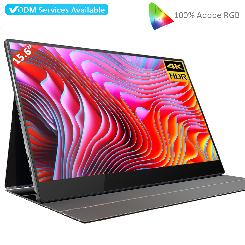 15,6 inci 100% warna gamut layar sentuh monitor game portabel
