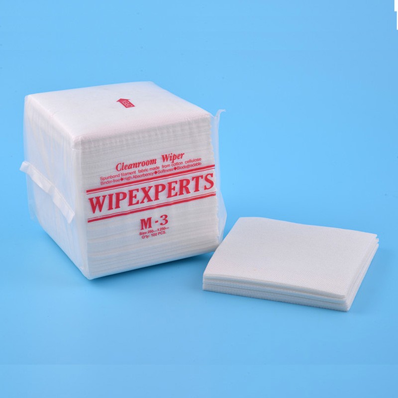 Nonwoven Wipes M-3 Cleanroom Wiper untuk industri

