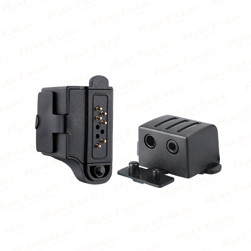 AP-06 walkie earpiece Adapter-Icom IC-F50/F51/F30GS konektor multi pin ke konektor radio 2 pin
