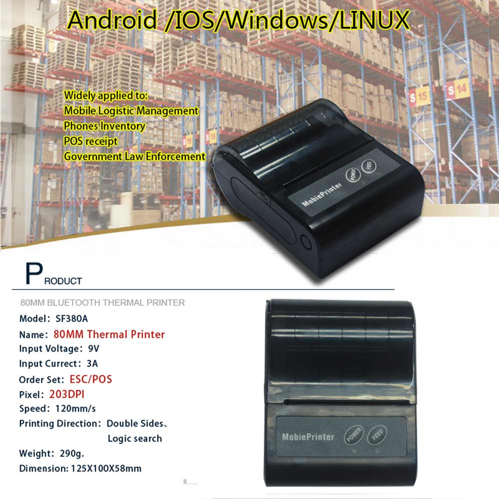 xprinter 80mm usb printer penerimaan termal