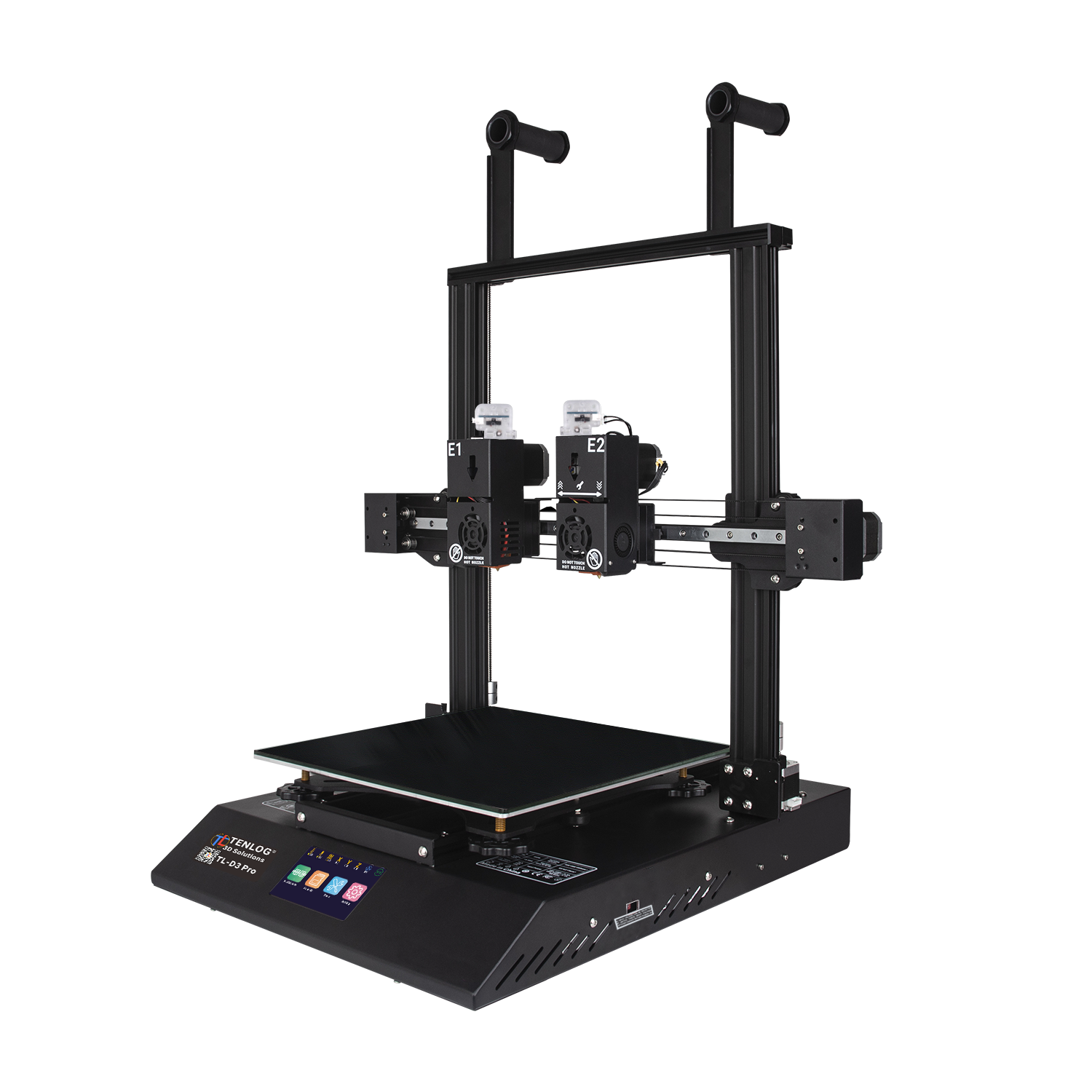 Tenlog TL-D3 Pro Independen Dual Extruder DMP Printer 3D dengan Dukungan Layar Sentuh PVA TPU ABS PLA (Versi 600W)
