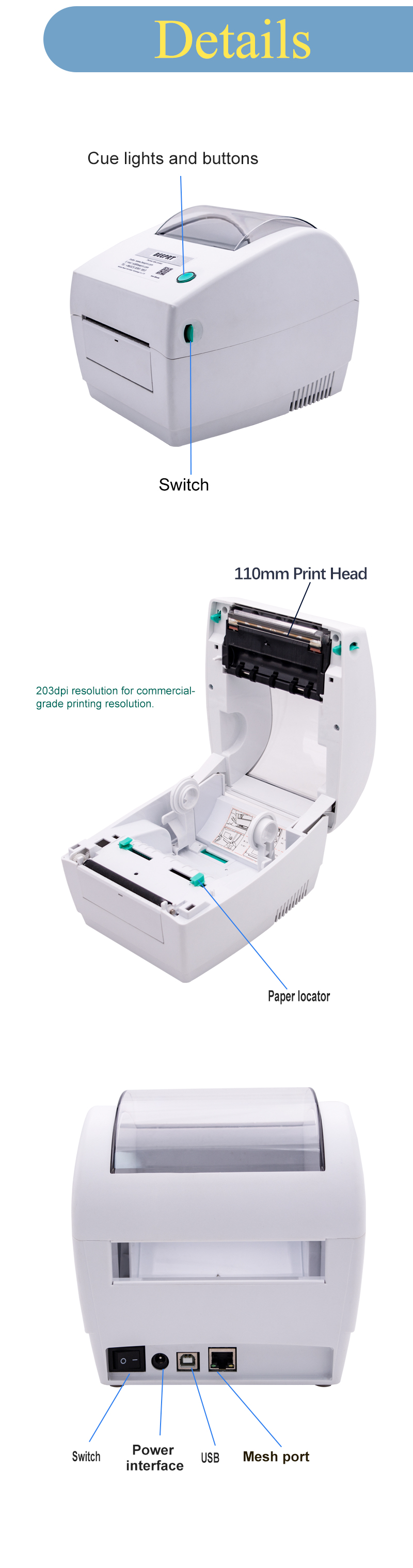 printer stiker label mini