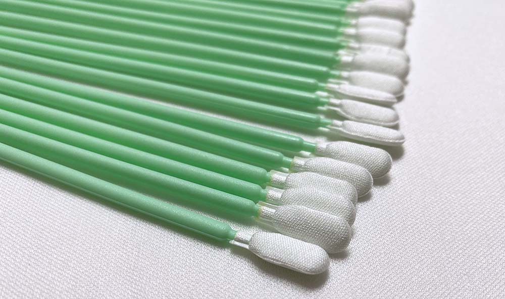 Penggunaan Industri Cleanroom Polyester Long Handle Swab