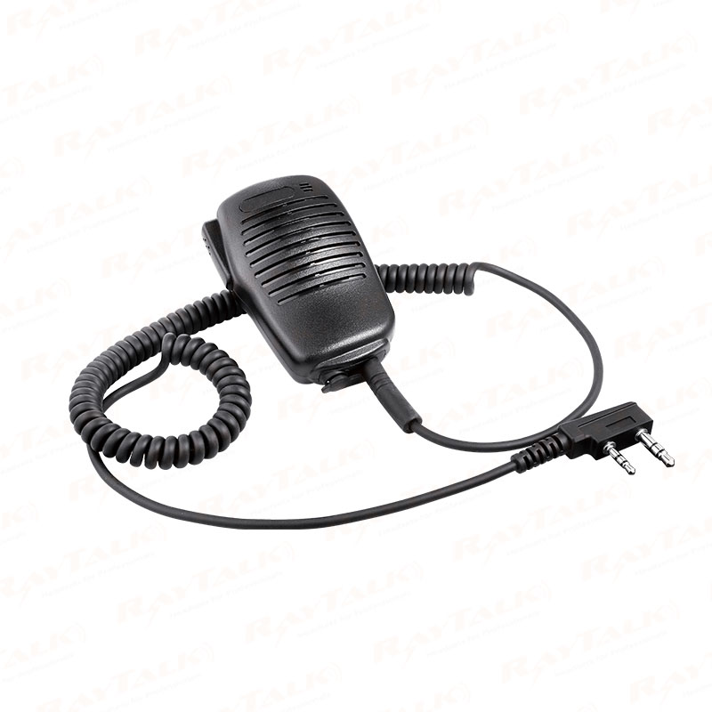 RSM-100A push to talk ptt lapel bahu mikrofon walkie talkie mikrofon speaker jarak jauh untuk radio dua arah
