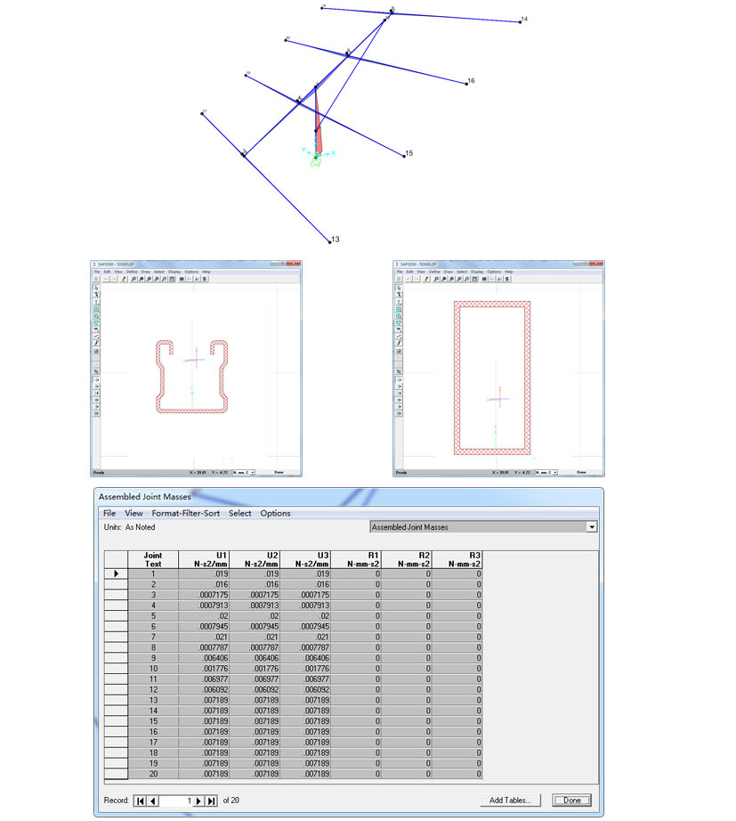 desain rak surya ground mount