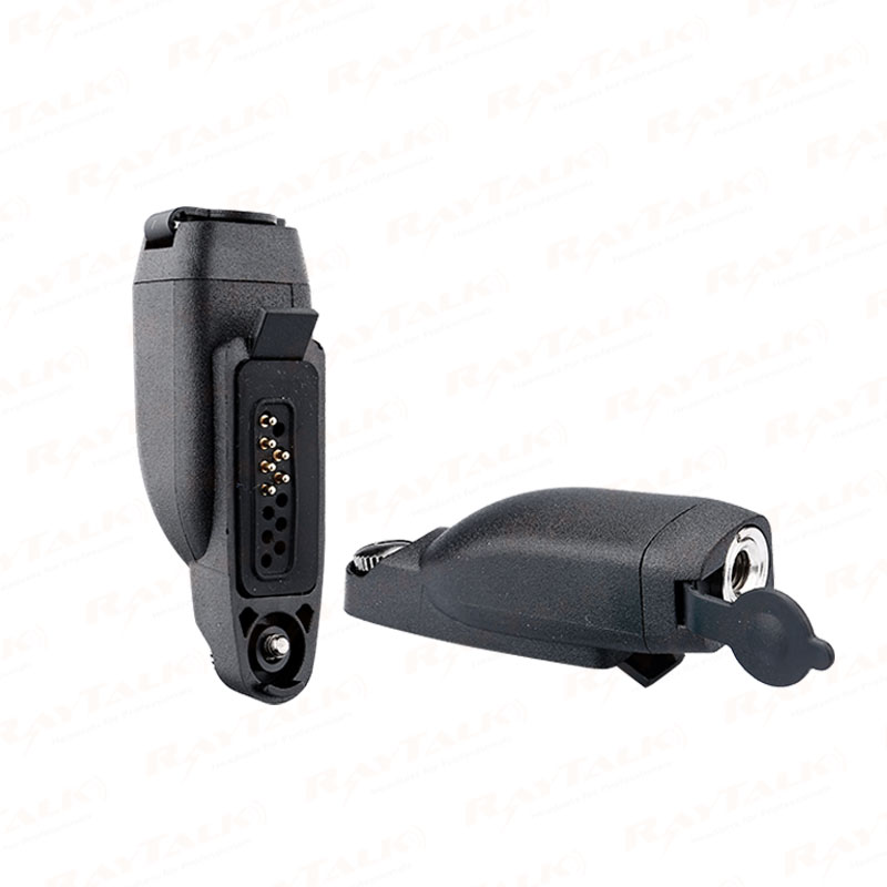 Adaptor Lubang Suara AP-02-Konektor multi pin Motorola ke konektor ulir motorola 3.5mm
