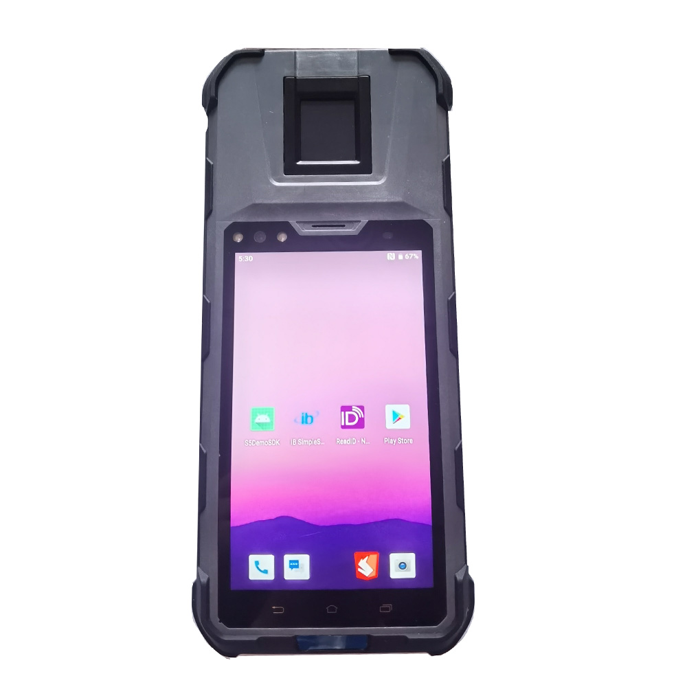 4G Semua Fungsi Android Government Biometric IRIS Pengumpulan Data Personil Wajah PDA
