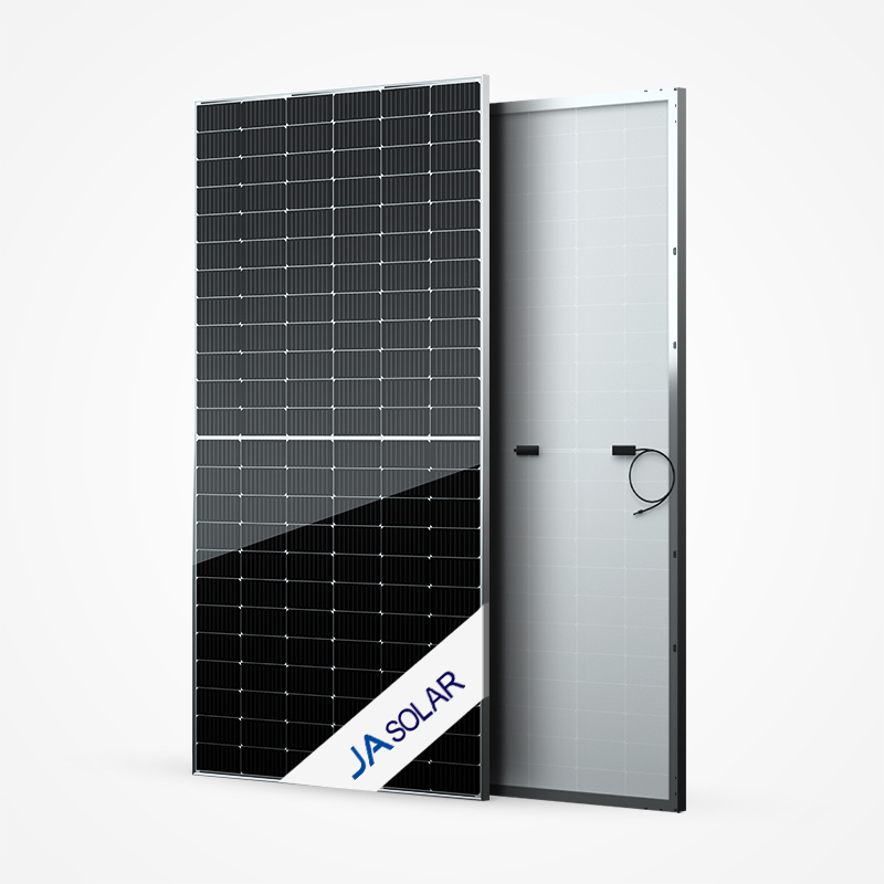 450W 460W JA Tier 1 Mono Solar Panel Glass Modul PV Setengah Sel MBB
