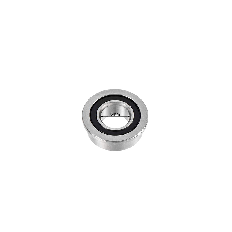 MF105-2RS Flanged Ball Bearings Black Rubber Seal Z2
