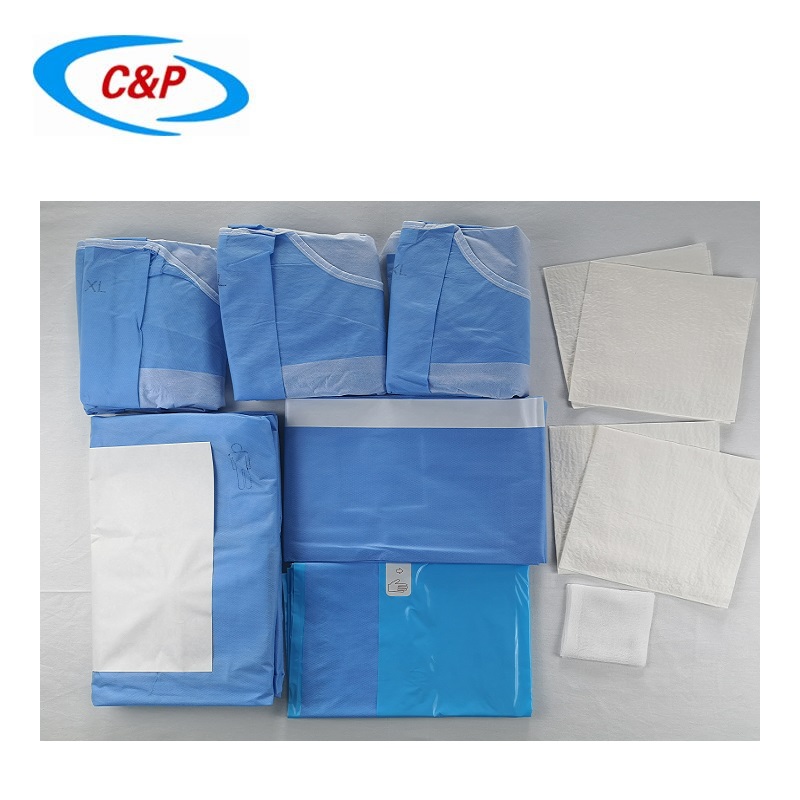 Rumah Sakit Steril Menggunakan Gynecology Obstetrics Bedah C-Section Drape Pack
