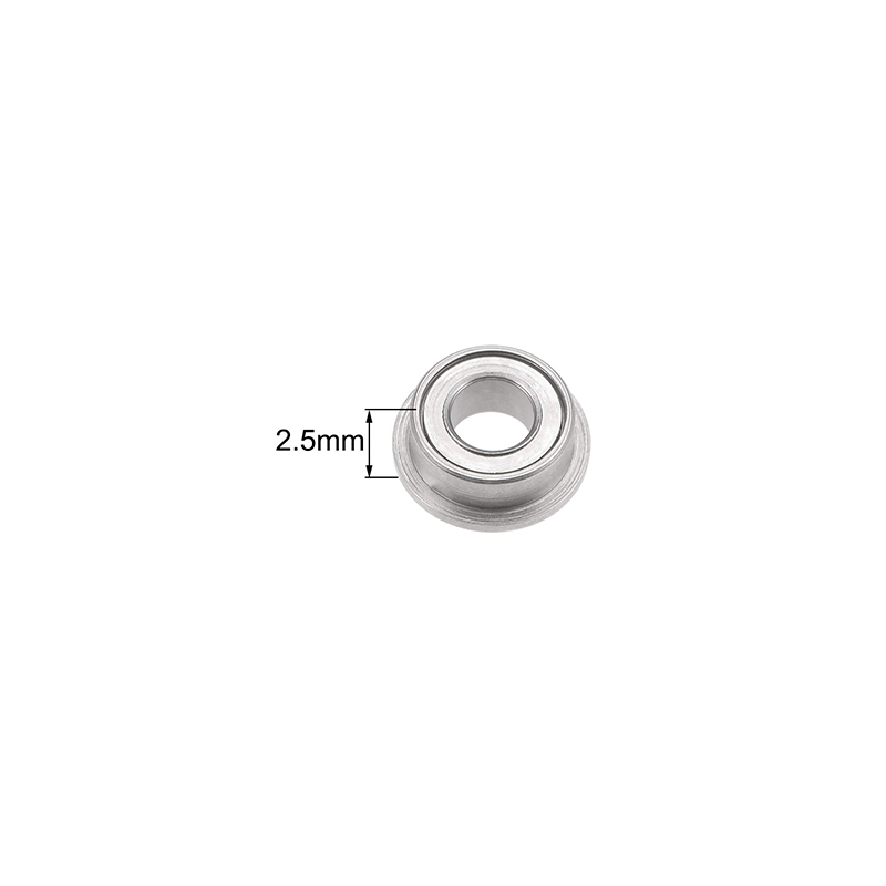RC Kit Miniatur MF63ZZ Flanged Ball Bearing 3 x 6 x 2,5 mm Untuk Dijual
