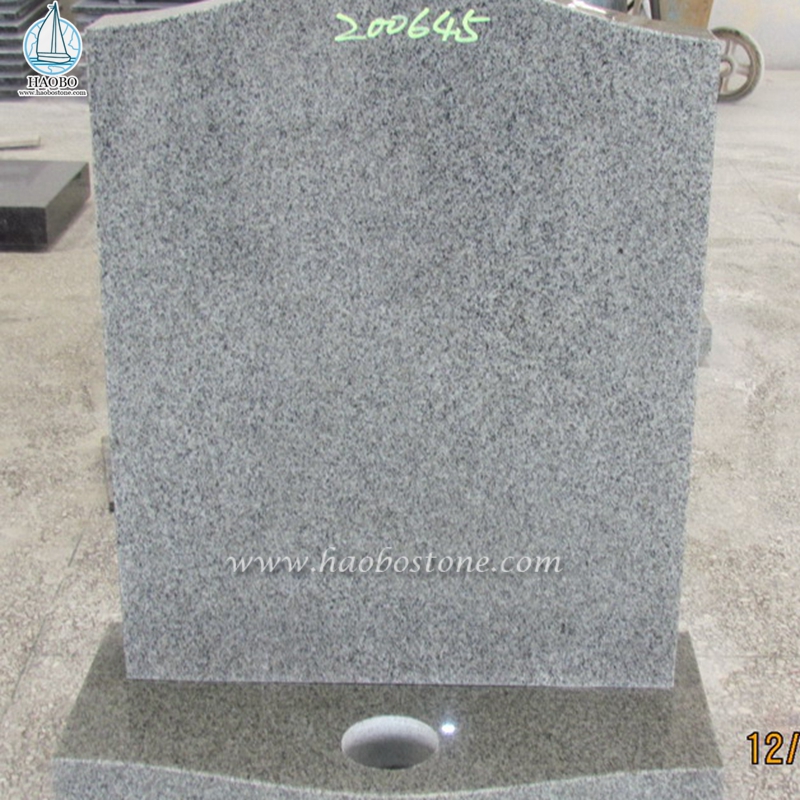 Granit Alami Kuru Grey Serp Top Gravestone
