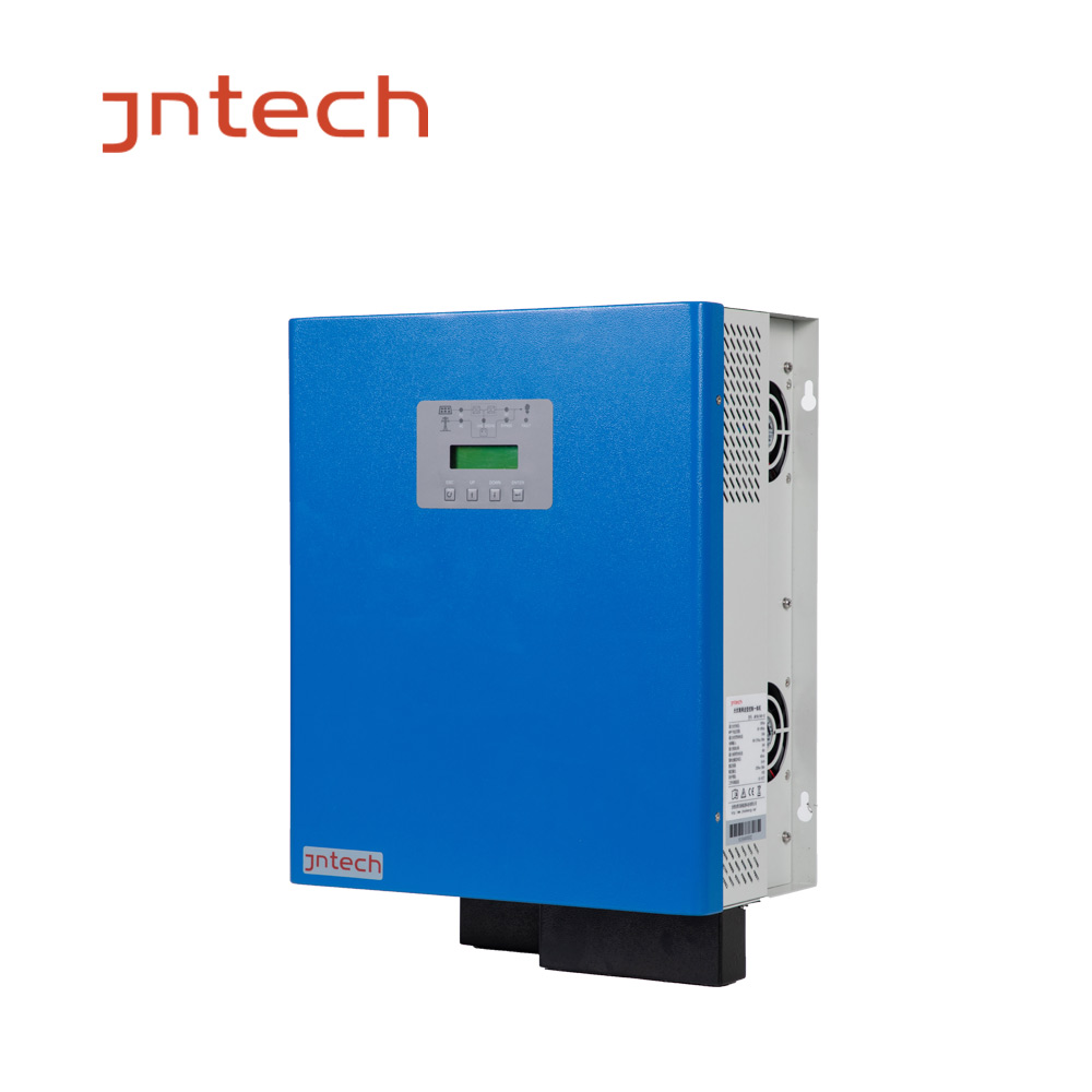 JNTECH 5kva 48v off-grid hybrid mppt inverter tenaga surya gelombang sinus murni

