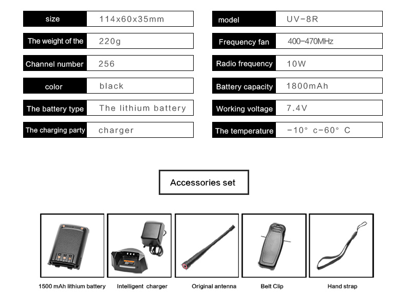 walkie talkie uv dual band portabel