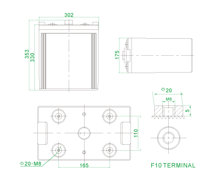 Baterai 12V 150Ah