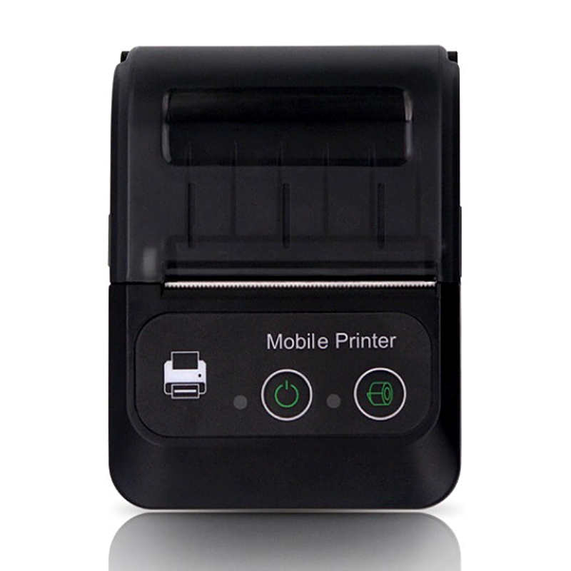 Printer tanda terima termal seluler 58mm dengan Bluetooth
