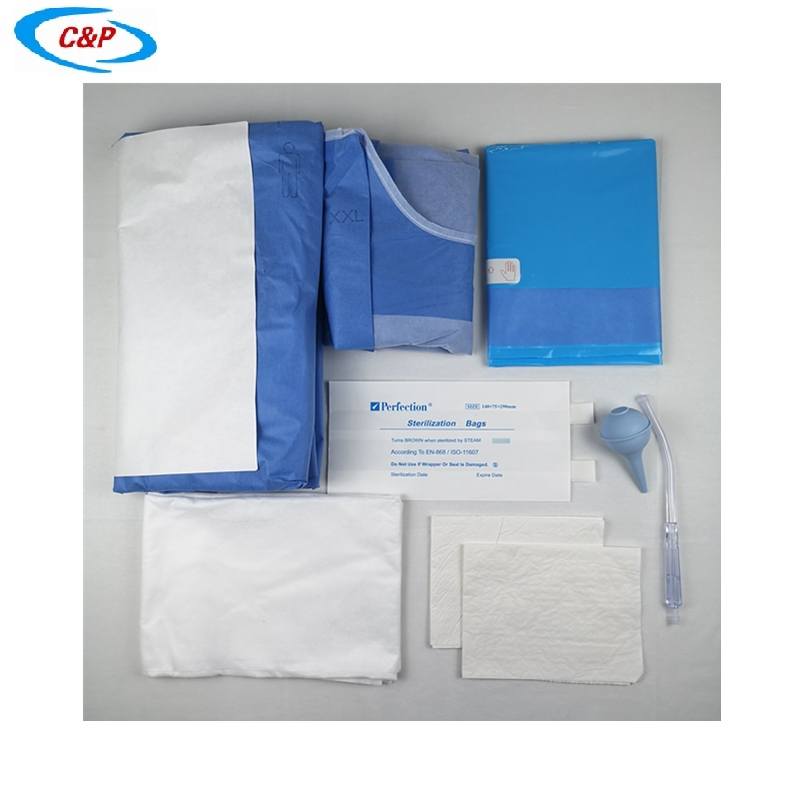 Paket Tirai Bedah Ginekologi C-section steril
