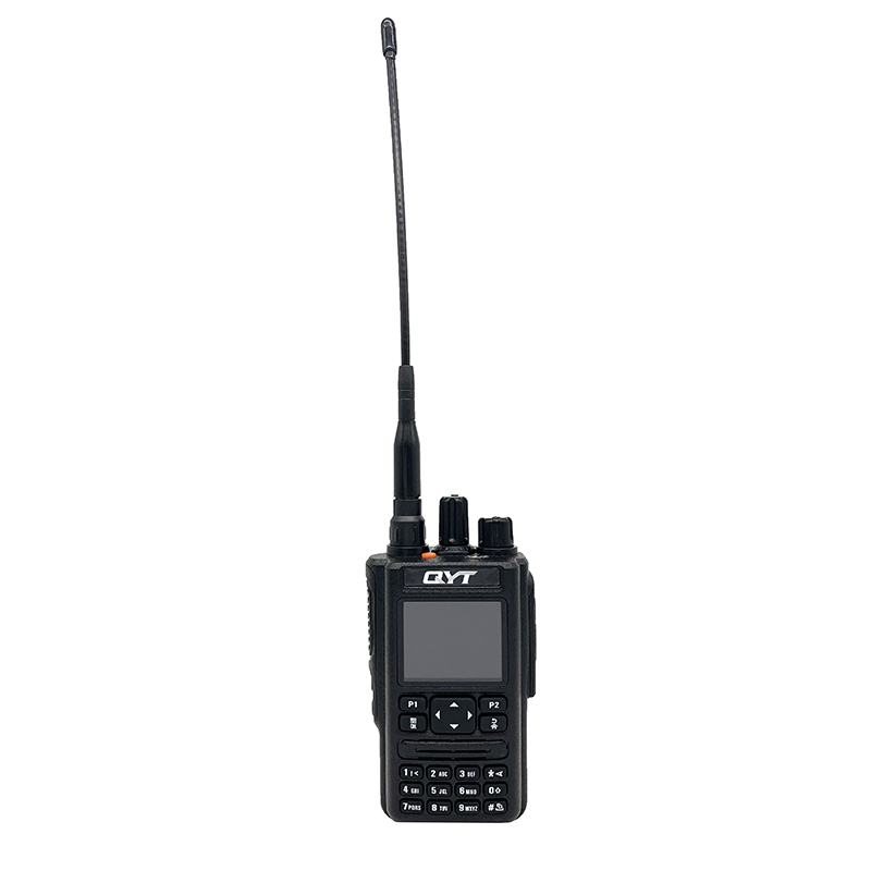 QYT GPS analog frekuensi penuh VHF UHF walkie talkie KT-9R dengan layar warna
